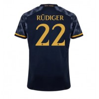 Koszulka piłkarska Real Madrid Antonio Rudiger #22 Strój wyjazdowy 2023-24 tanio Krótki Rękaw